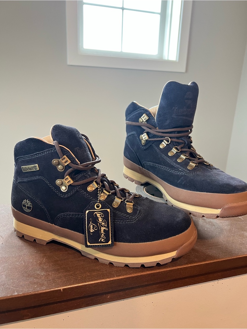 Timberland C.F. Stead Indigo Suede Euro Hiker Boot 10.5 US DD411
